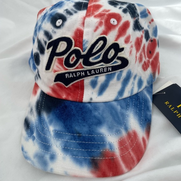 SOLD// Polo Ralph Lauren Tie-dye Logo Cap - Picture 13 of 13